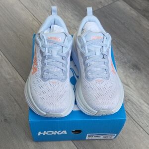 Hoka Bondi 8 - Harbor Mist Lunar Rock Running Shoes - Size 6B